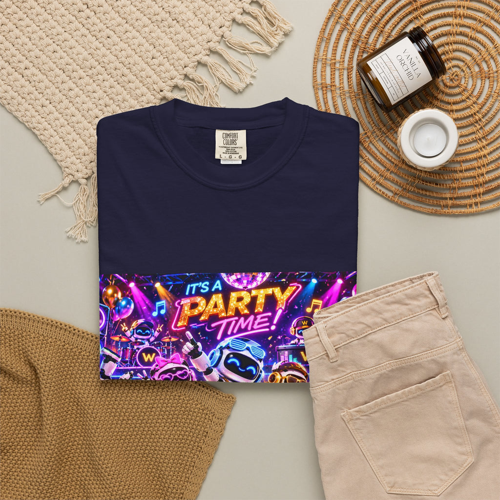 It's a Party time Garment-Dyed T-shirt
