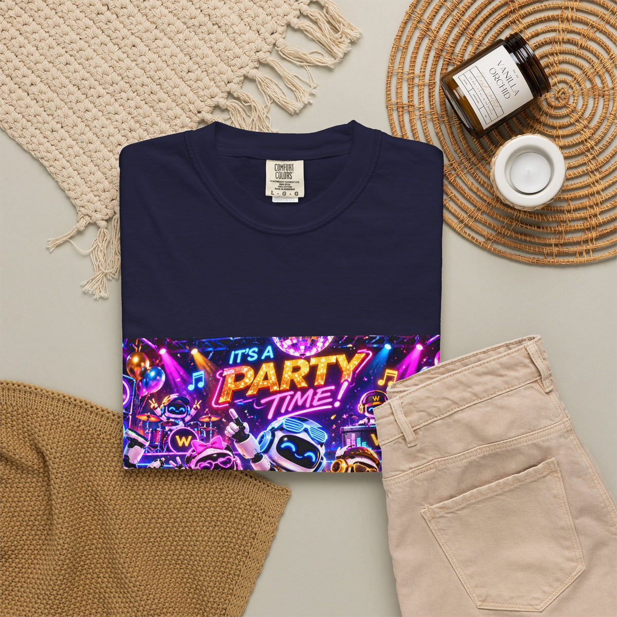 It's a Party time Garment-Dyed T-shirt