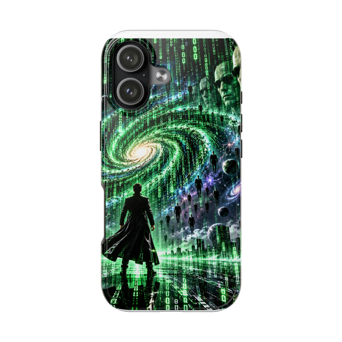 Cyberpunk Matrix Portal Tough Phone Case
