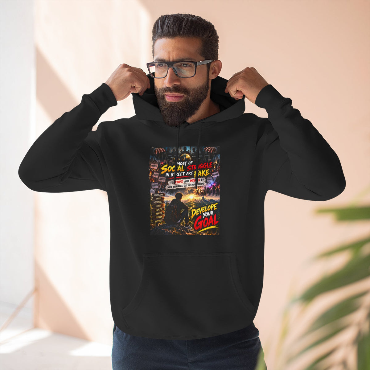 Develop your glow Fleece Hoodie
