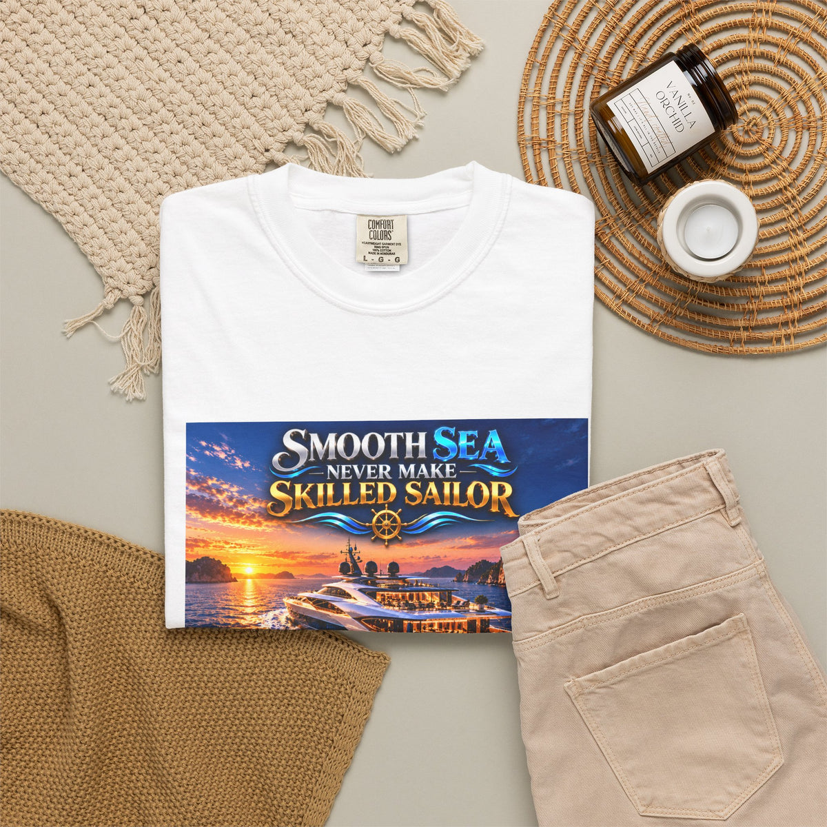 Smooth sea never make skilled sailor Unisex T-shirt
