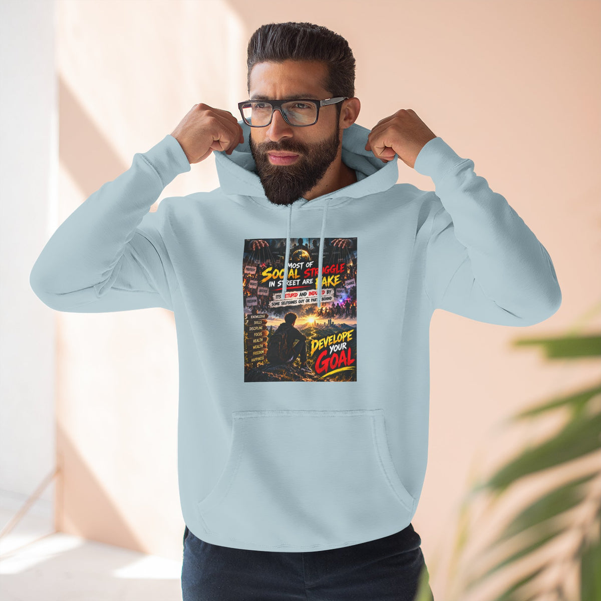 Develop your glow Fleece Hoodie