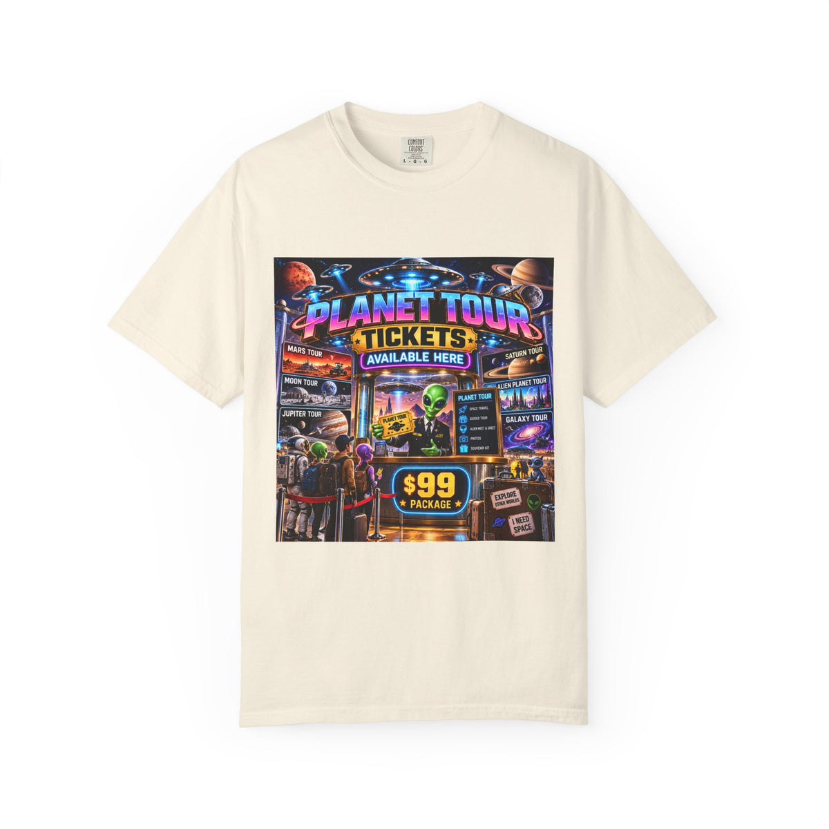 Planet tour tickets available Unisex T-shirt