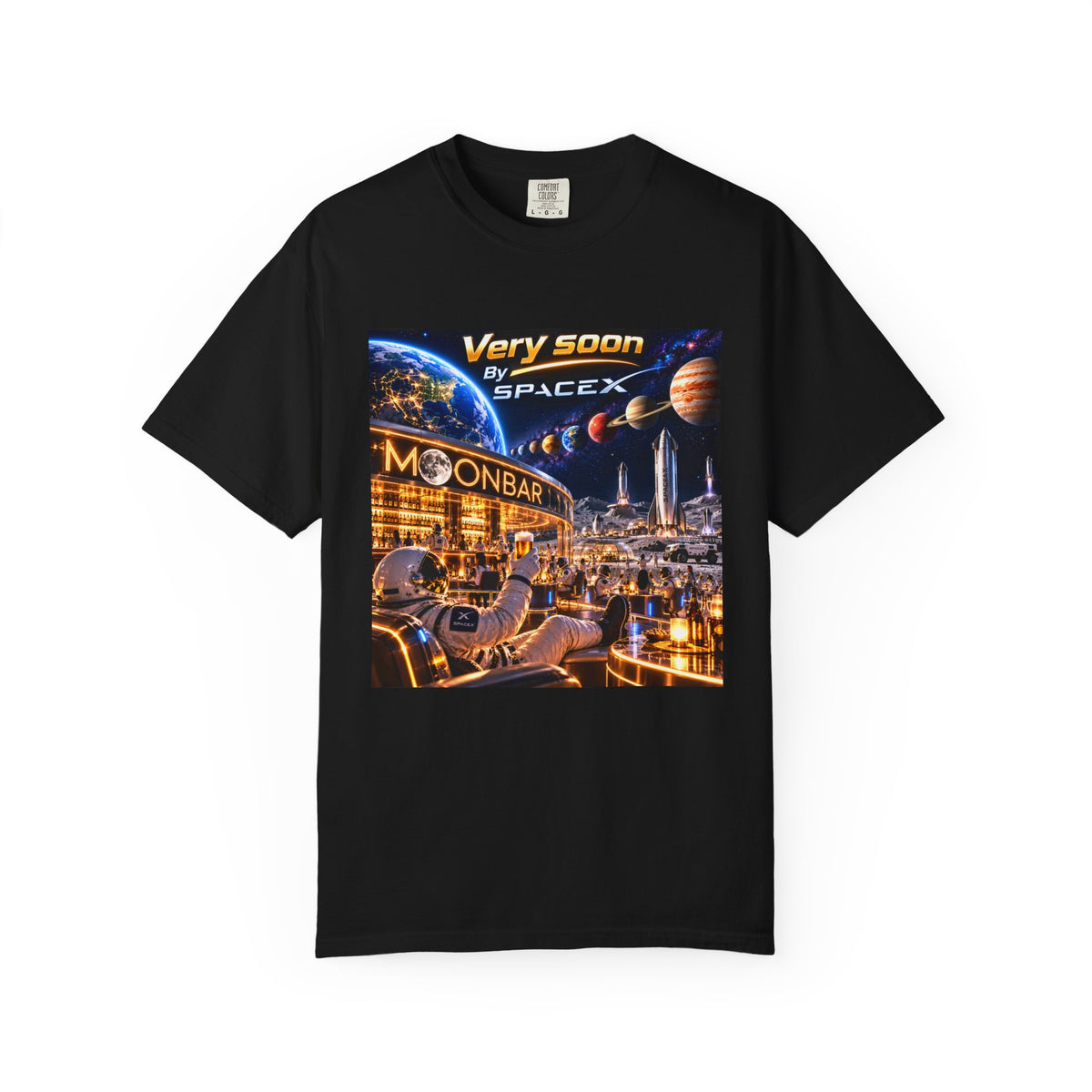 Very soon by Spacex Unisex T-shirt