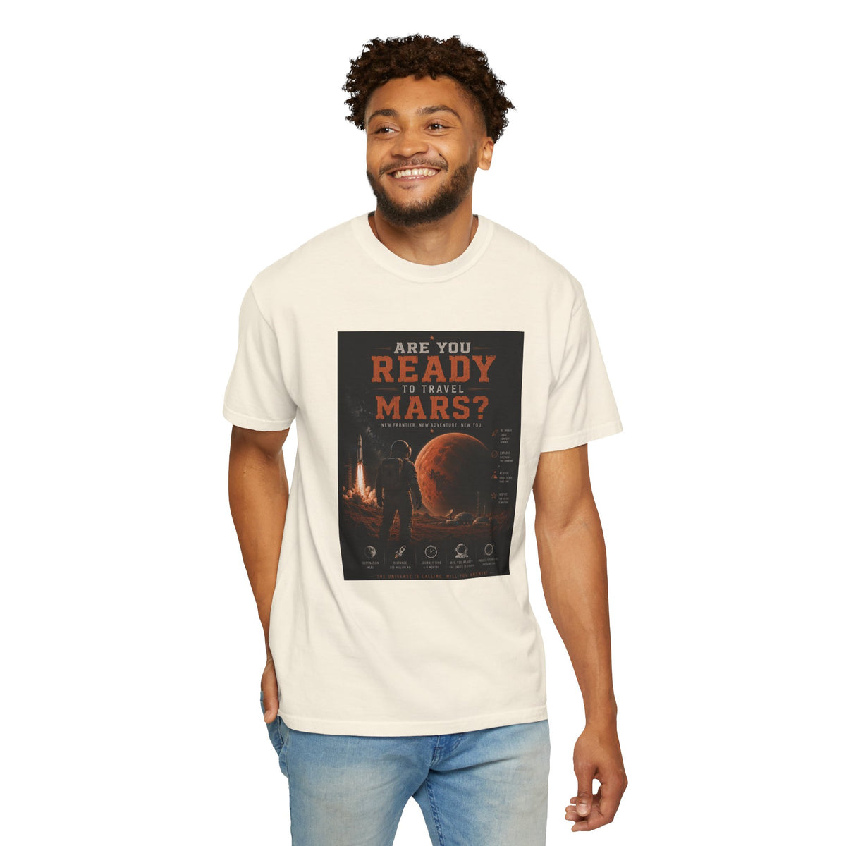 Are you ready to travel Mars? Unisex T-shirt