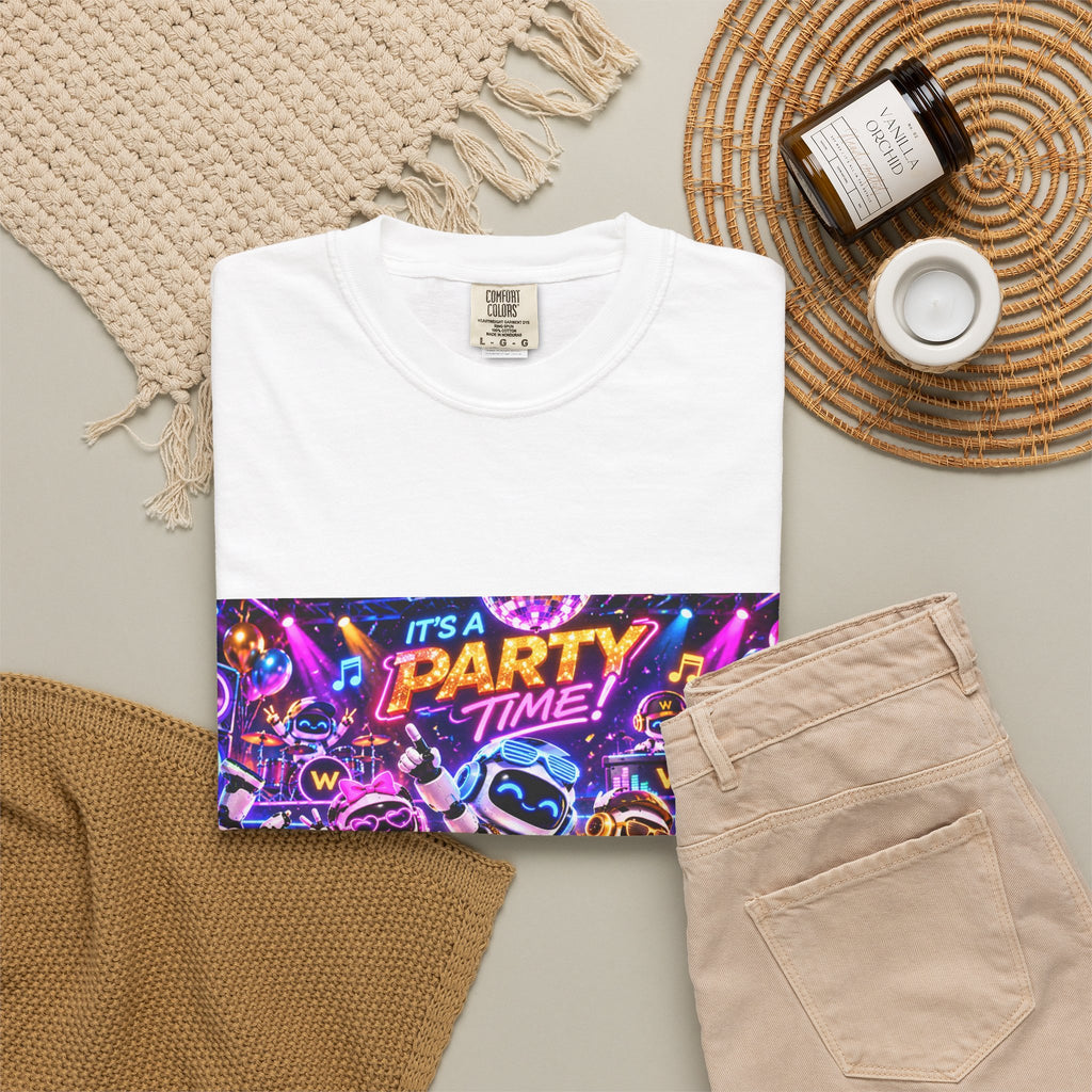 It's a Party time Garment-Dyed T-shirt