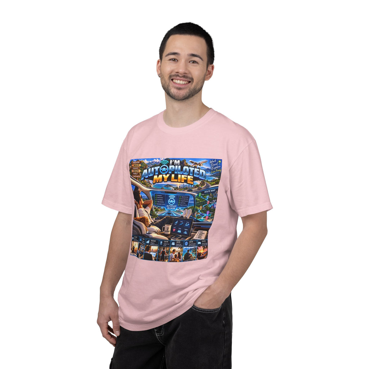 I am Aut-a-piloted  My life Unisex T-shirt