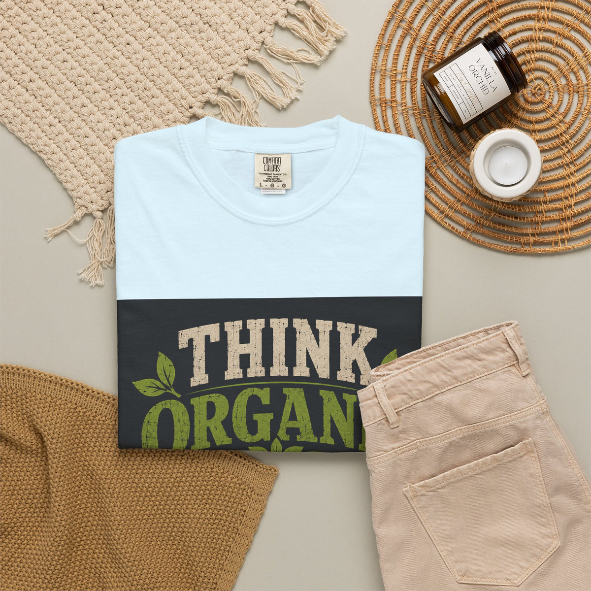 Think Organic, Eat Microgreens Unisex T-shirt