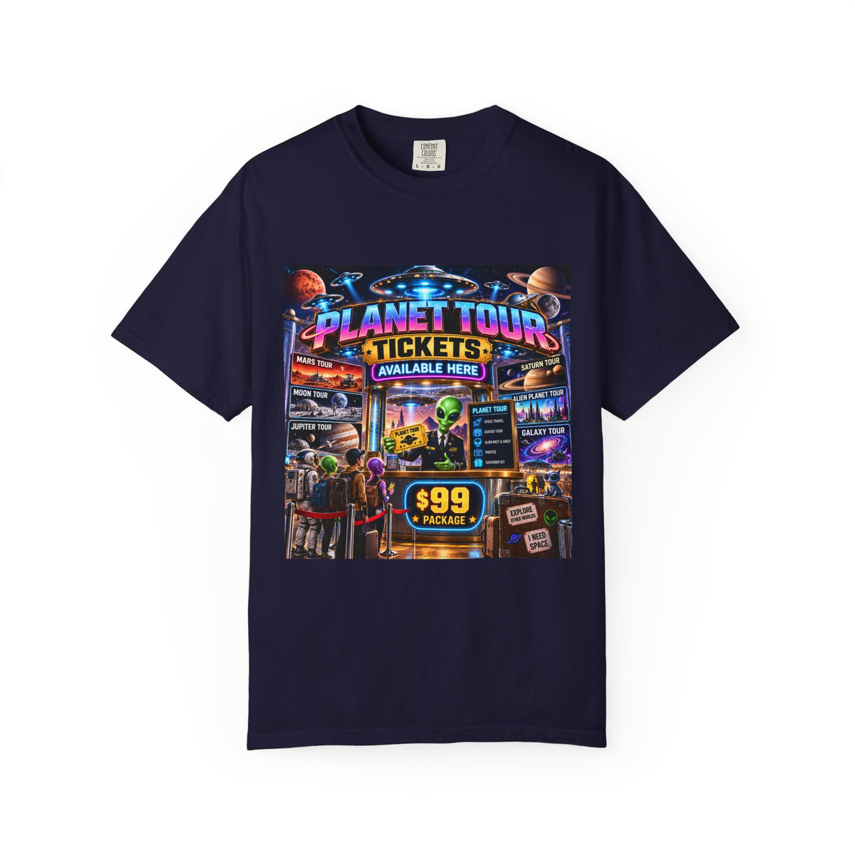 Planet tour tickets available Unisex T-shirt