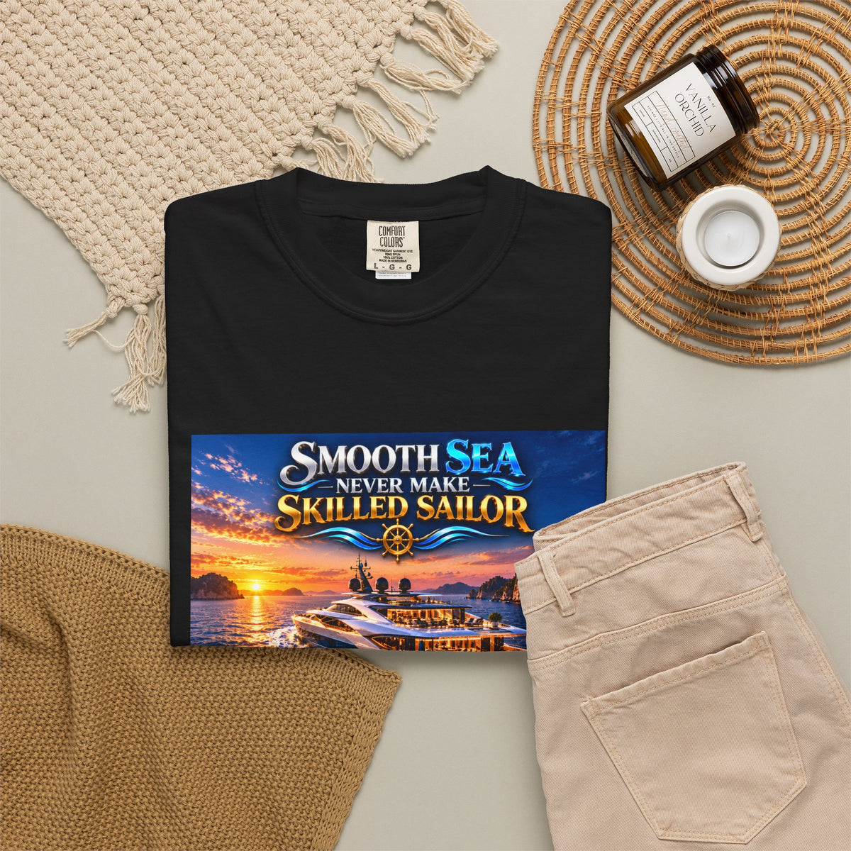 Smooth sea never make skilled sailor Unisex T-shirt