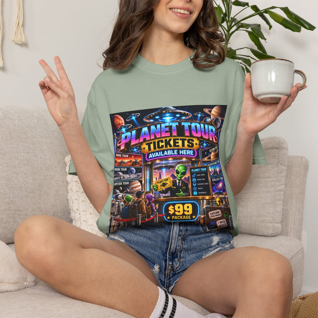 Planet tour tickets available Unisex T-shirt