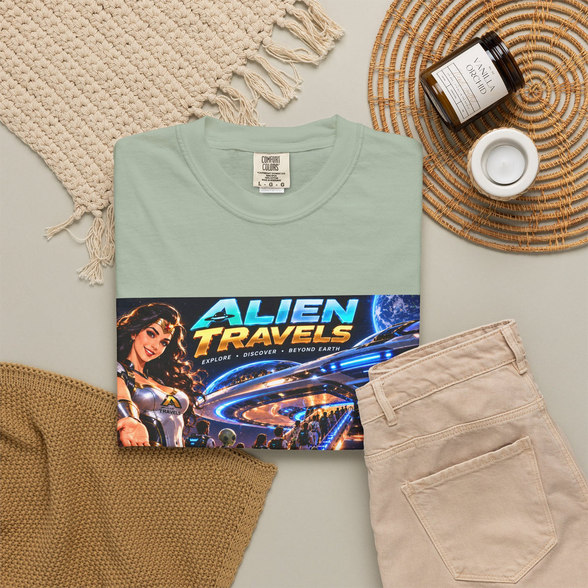 Alien Travels Unisex T-shirt