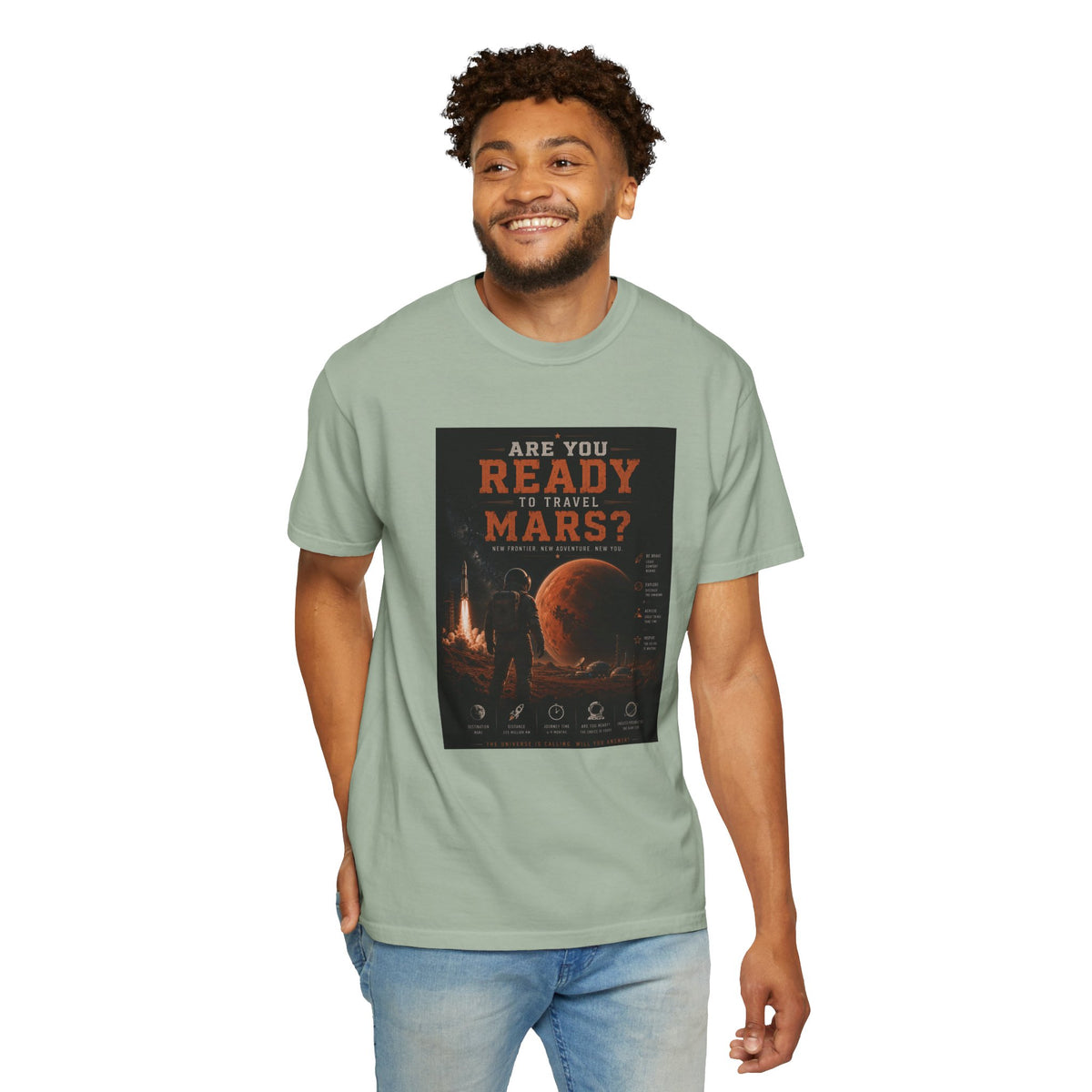 Are you ready to travel Mars? Unisex T-shirt