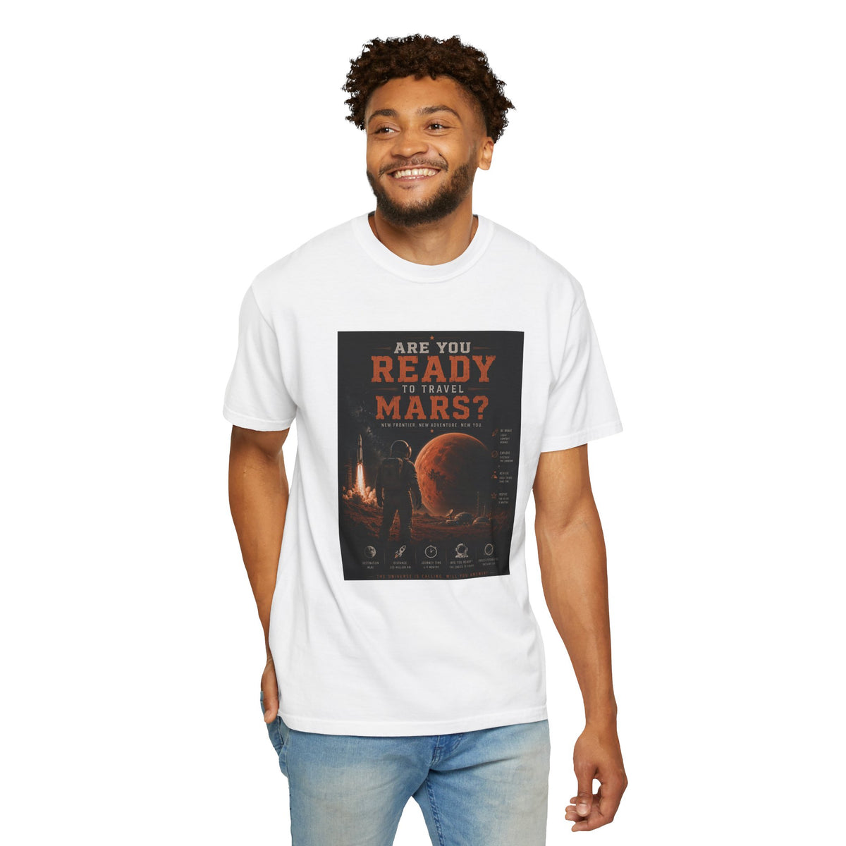 Are you ready to travel Mars? Unisex T-shirt