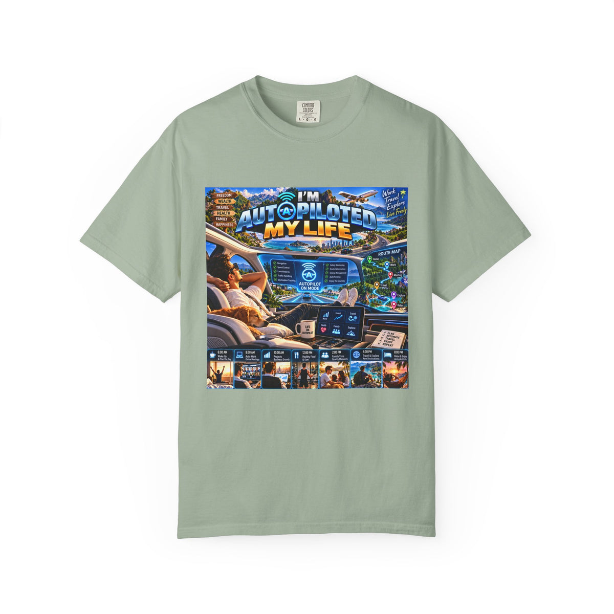 I am Aut-a-piloted  My life Unisex T-shirt