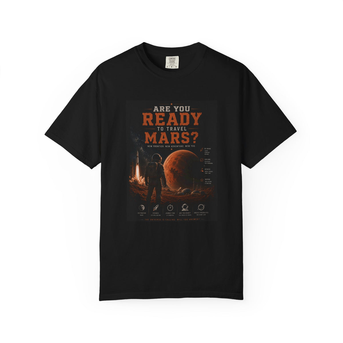 Are you ready to travel Mars? Unisex T-shirt