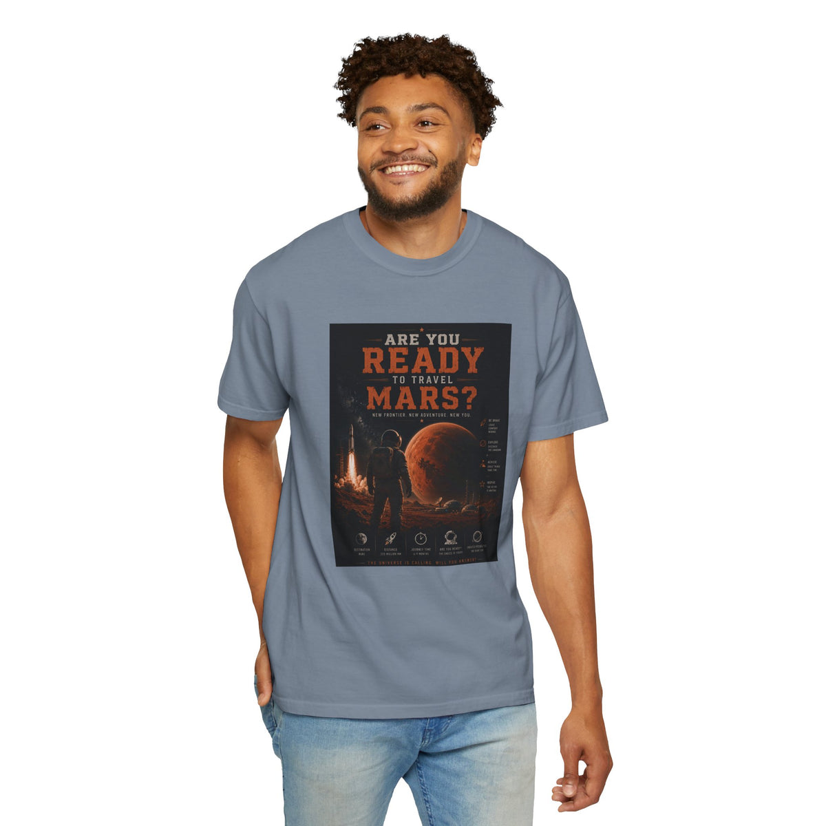Are you ready to travel Mars? Unisex T-shirt
