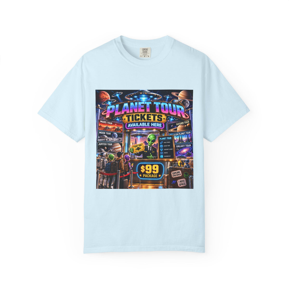 Planet tour tickets available Unisex T-shirt