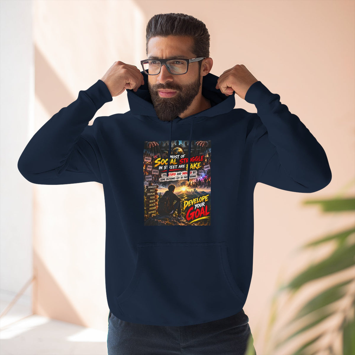Develop your glow Fleece Hoodie