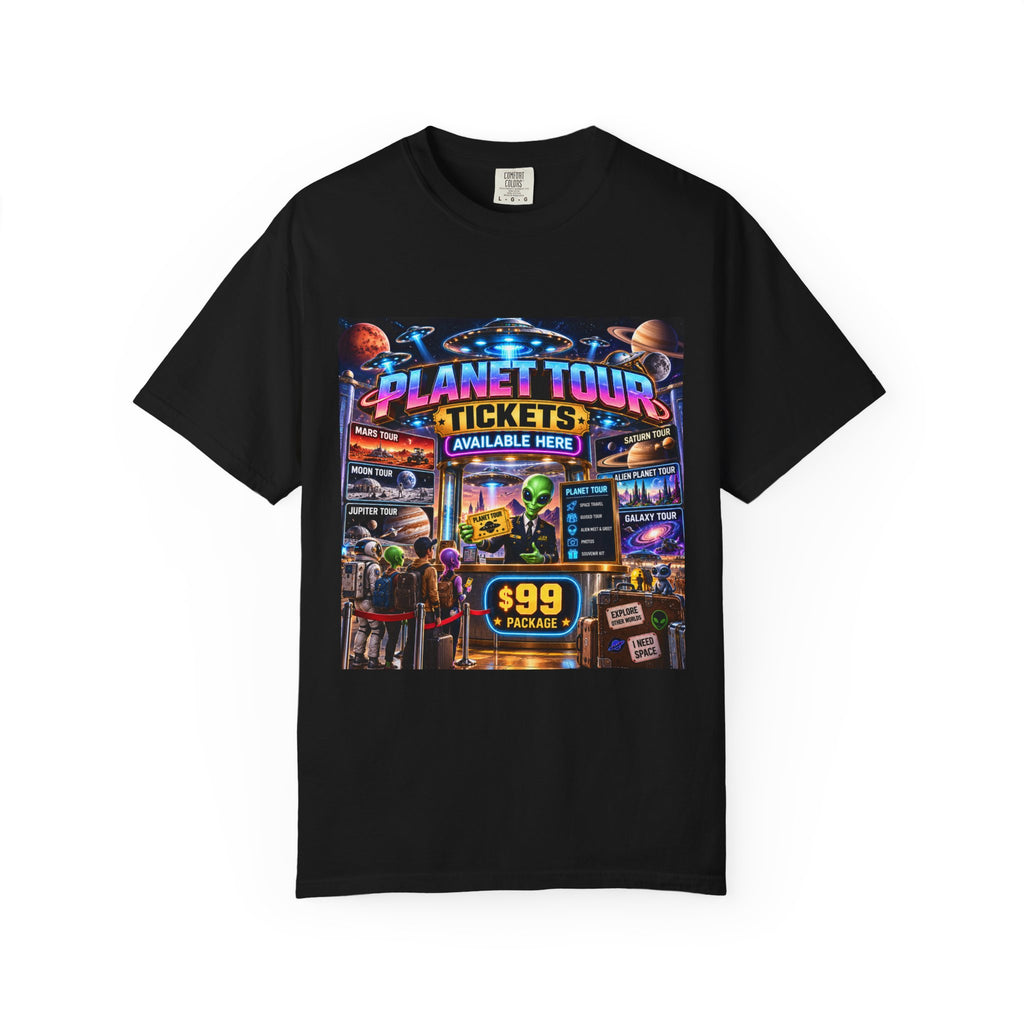 Planet tour tickets available Unisex T-shirt
