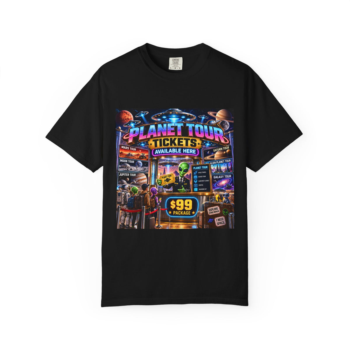Planet tour tickets available Unisex T-shirt