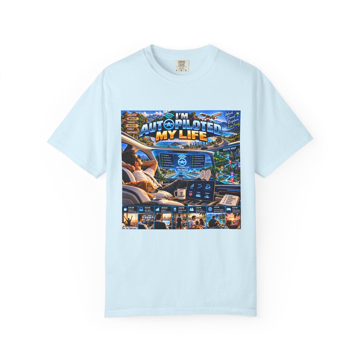 I am Aut-a-piloted  My life Unisex T-shirt