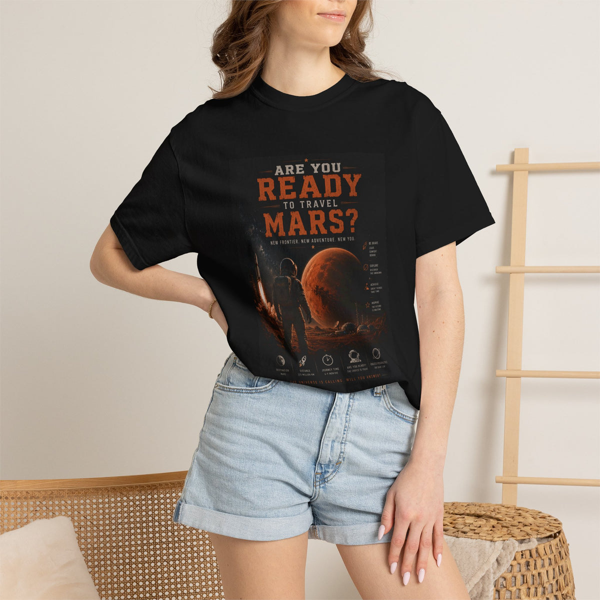 Are you ready to travel Mars? Unisex T-shirt