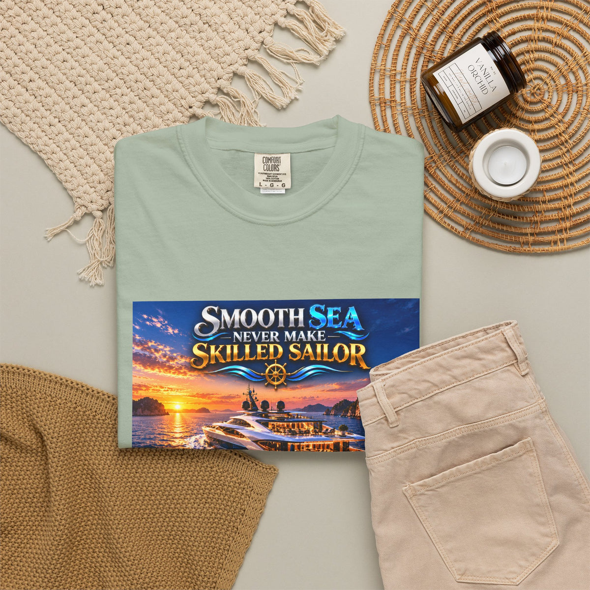 Smooth sea never make skilled sailor Unisex T-shirt