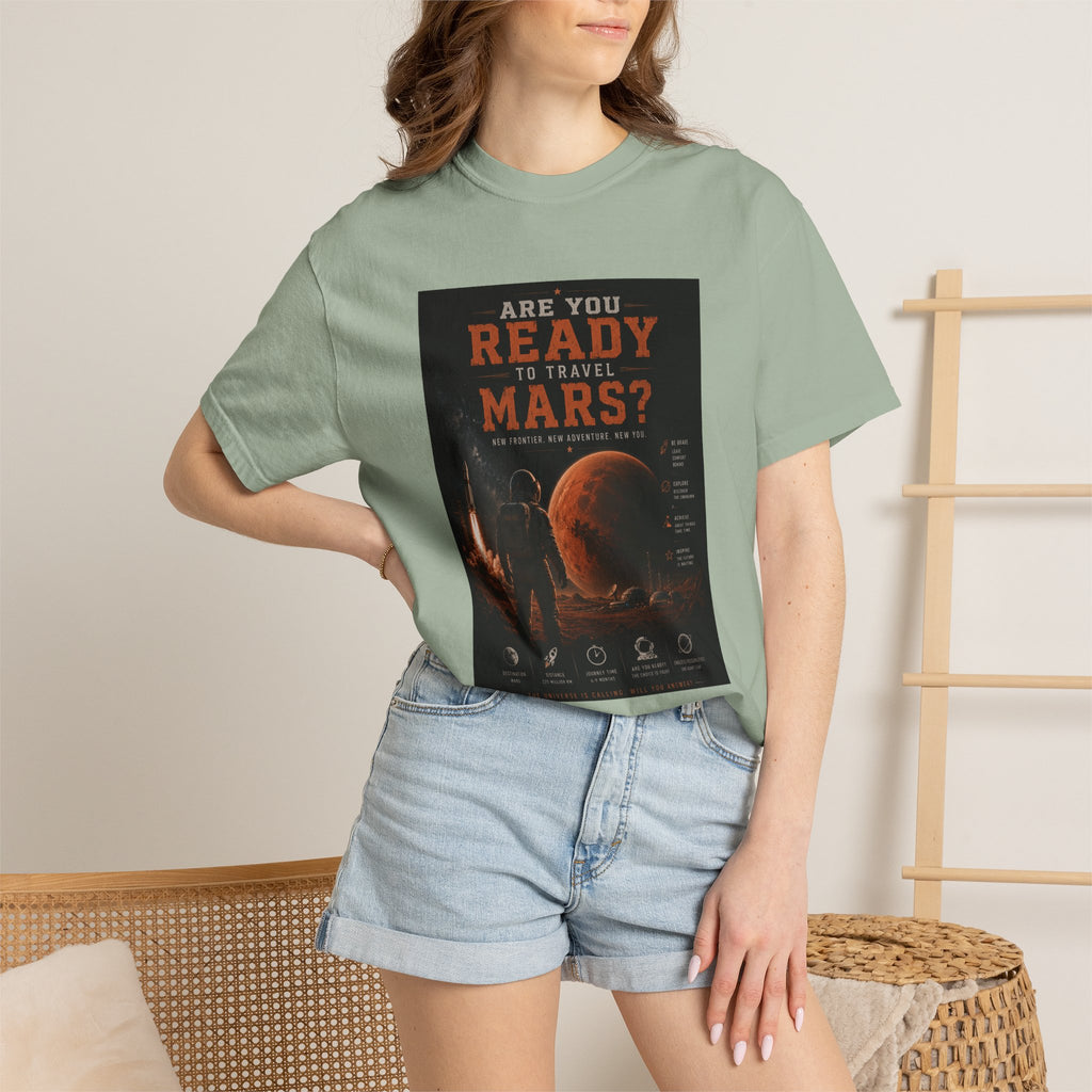 Are you ready to travel Mars? Unisex T-shirt