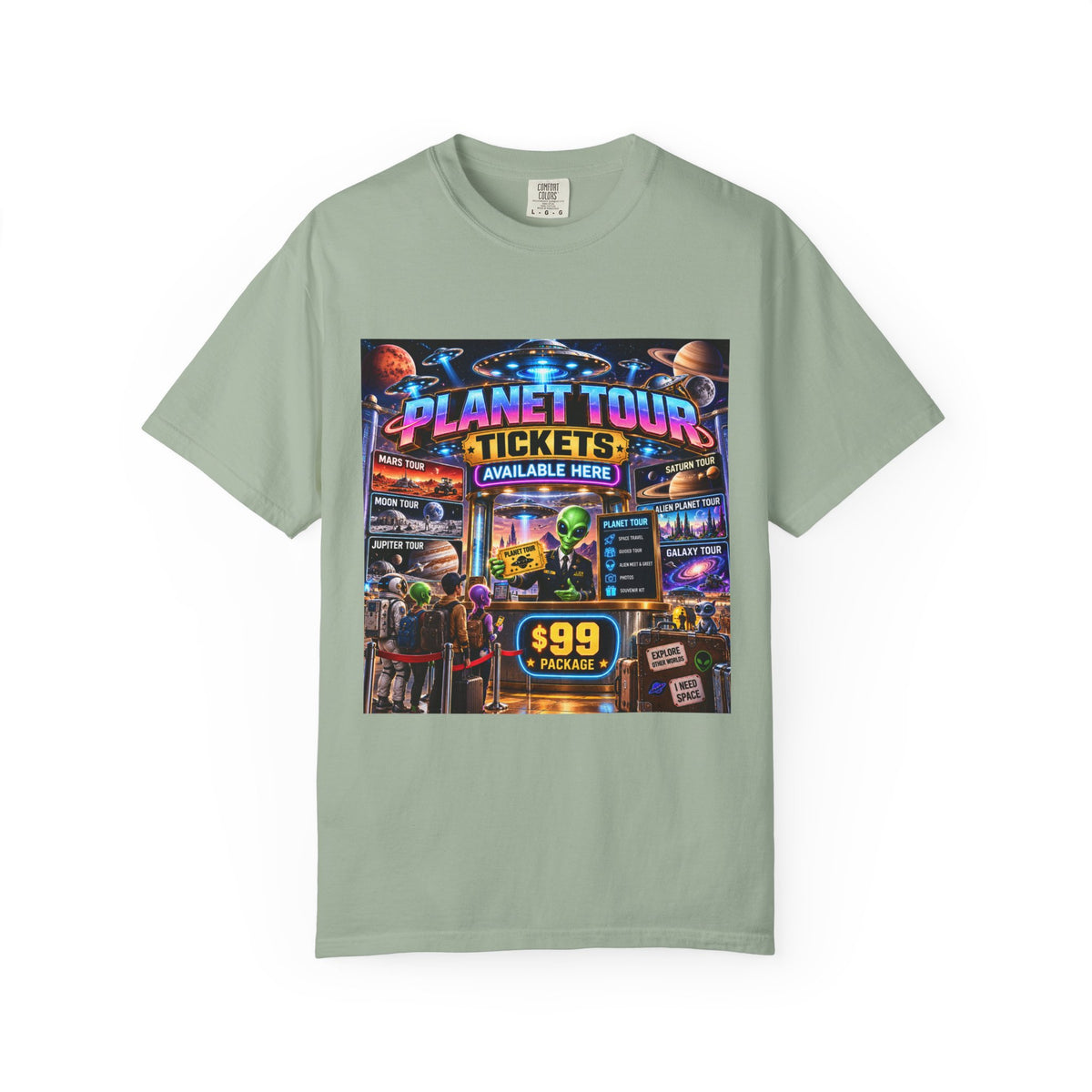 Planet tour tickets available Unisex T-shirt