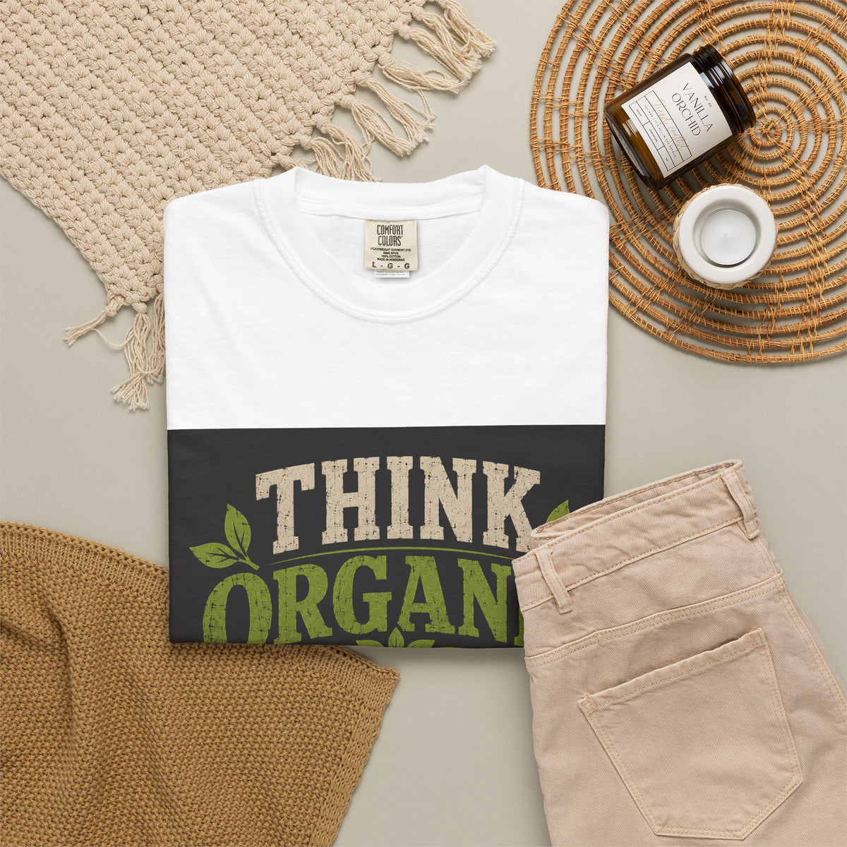 Think Organic, Eat Microgreens Unisex T-shirt