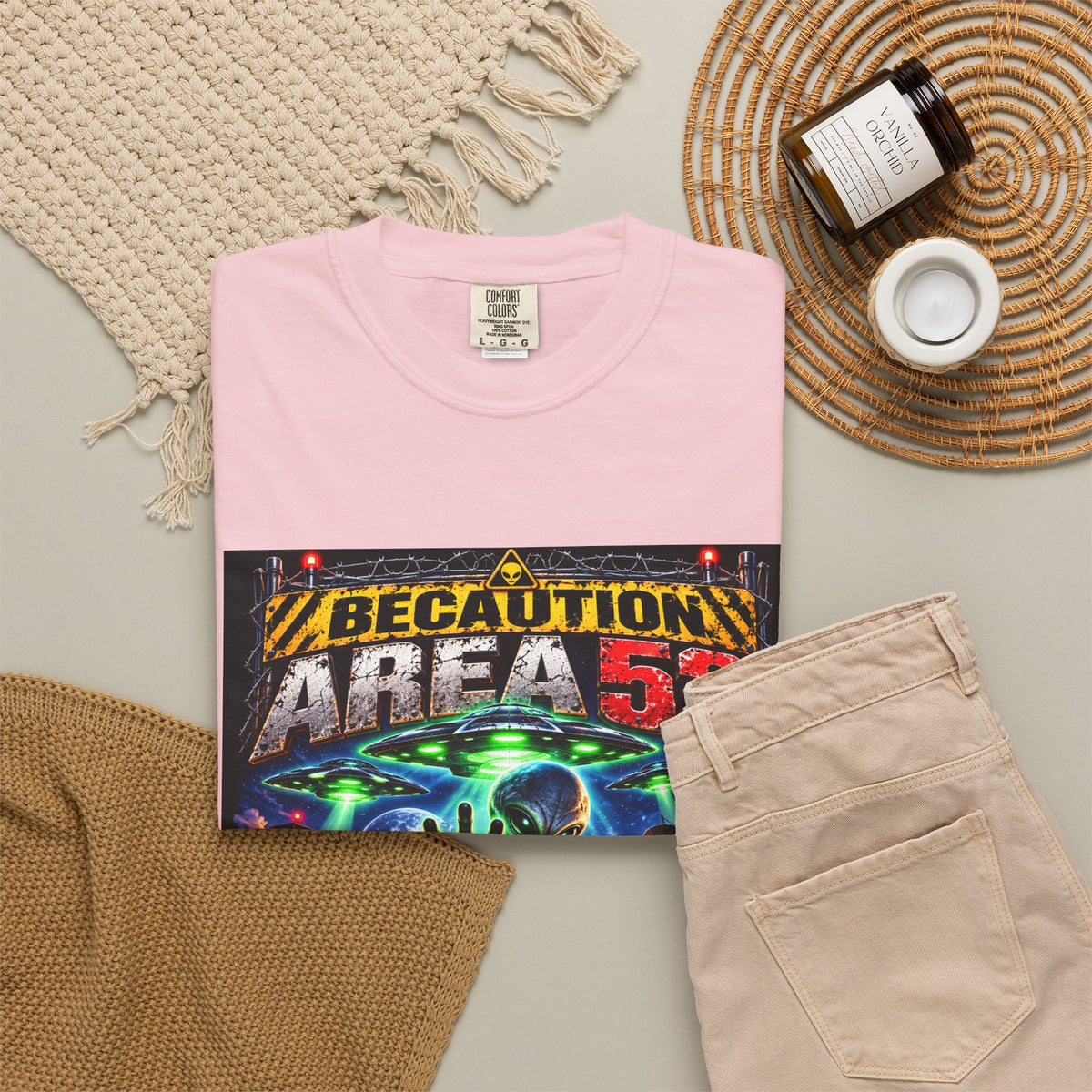 Be caution Area 52 Unisex T-shirt