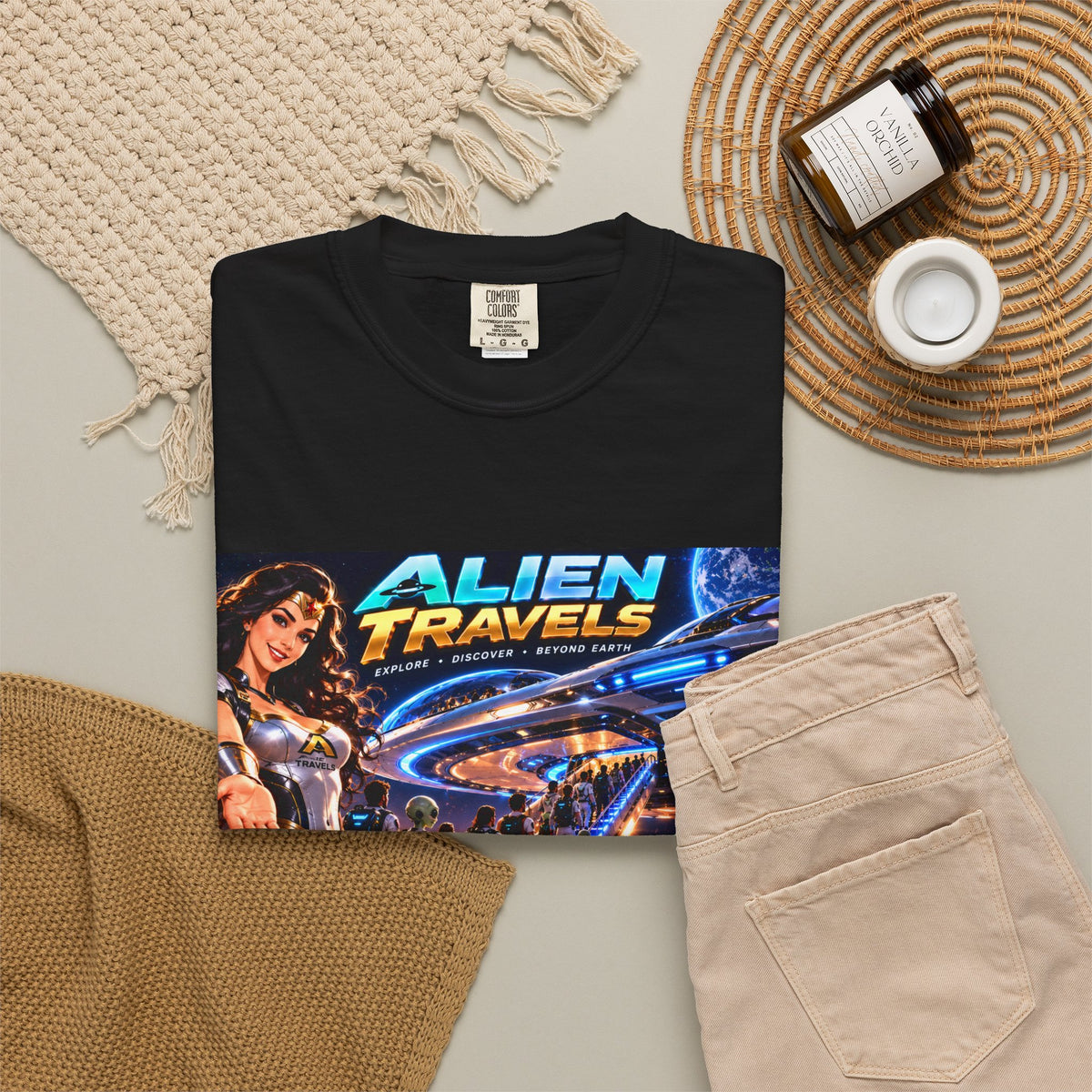 Alien Travels Unisex T-shirt