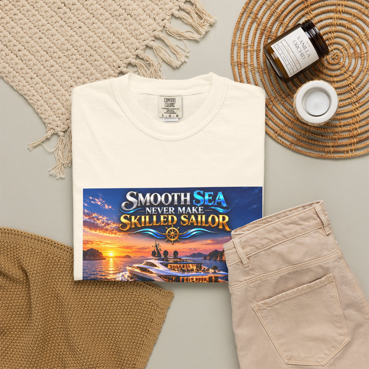 Smooth sea never make skilled sailor Unisex T-shirt
