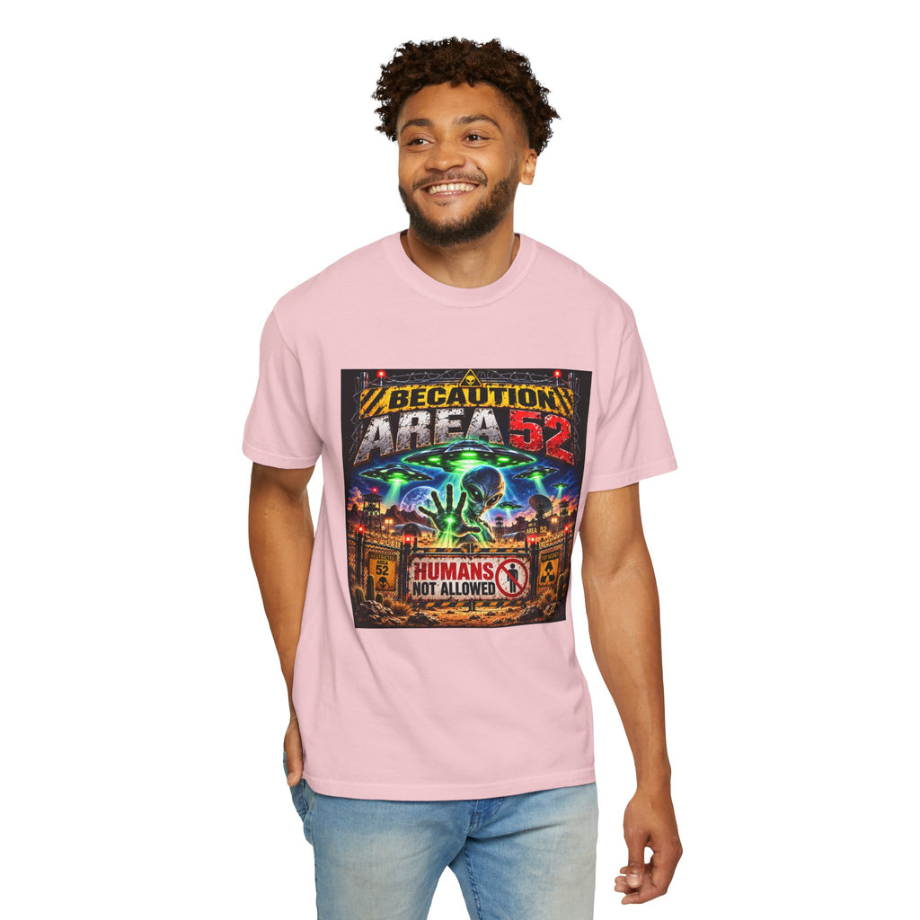 Be caution Area 52 Unisex T-shirt