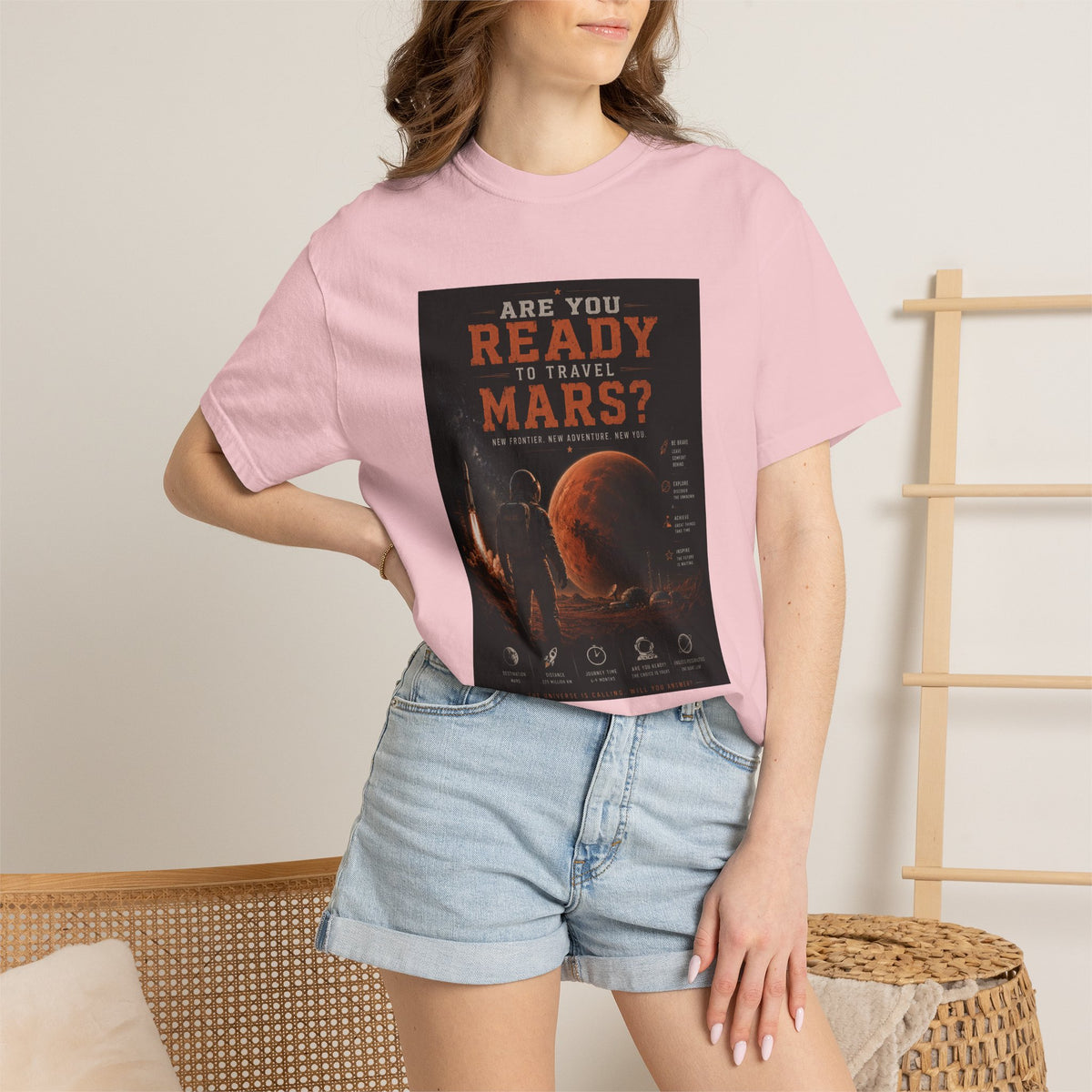 Are you ready to travel Mars? Unisex T-shirt