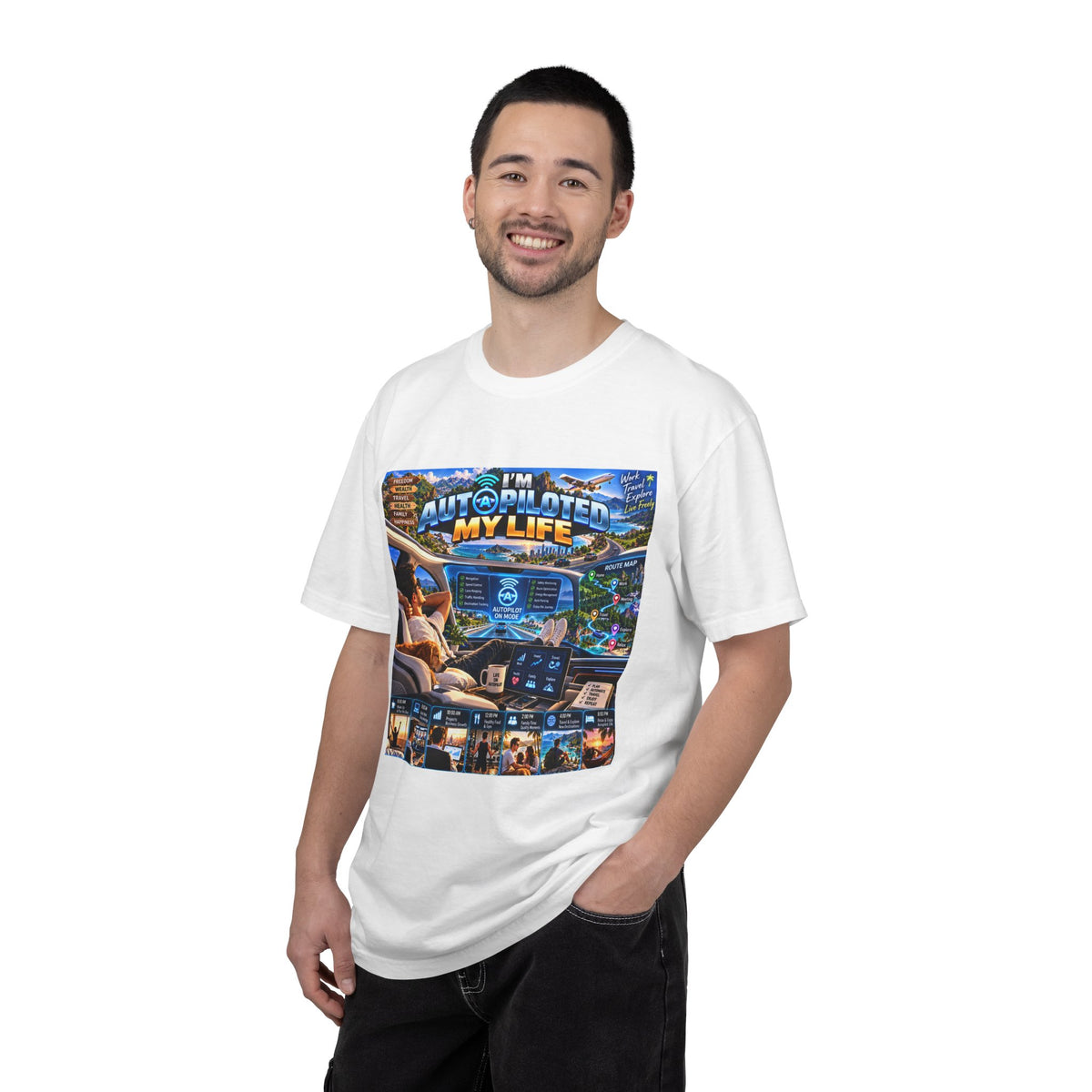 I am Aut-a-piloted  My life Unisex T-shirt