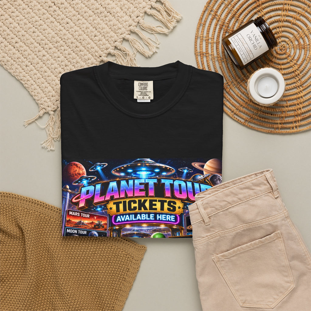 Planet tour tickets available Unisex T-shirt