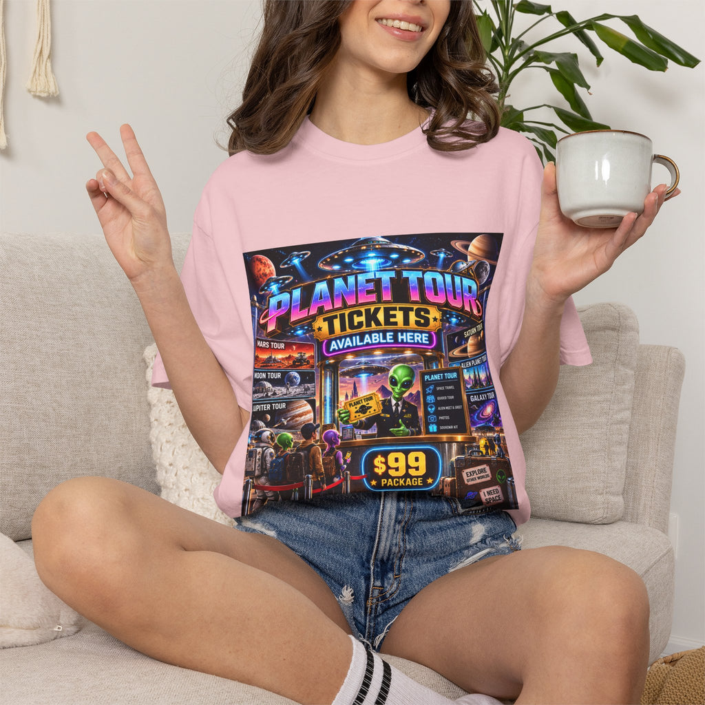 Planet tour tickets available Unisex T-shirt