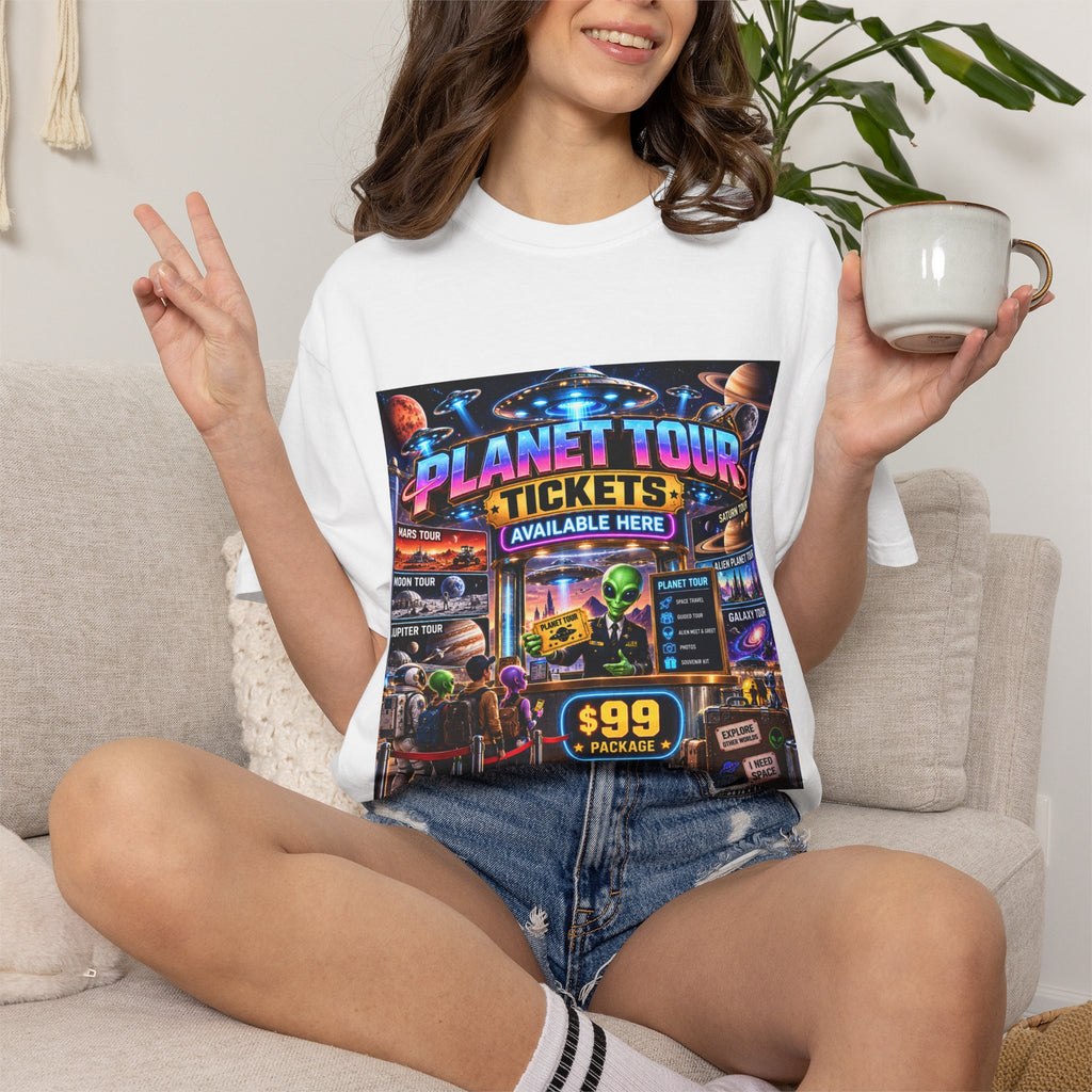 Planet tour tickets available Unisex T-shirt