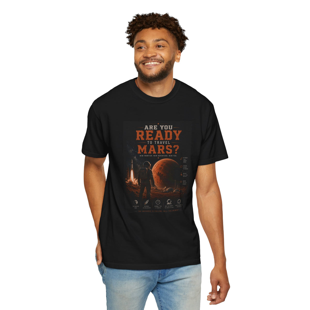 Are you ready to travel Mars? Unisex T-shirt
