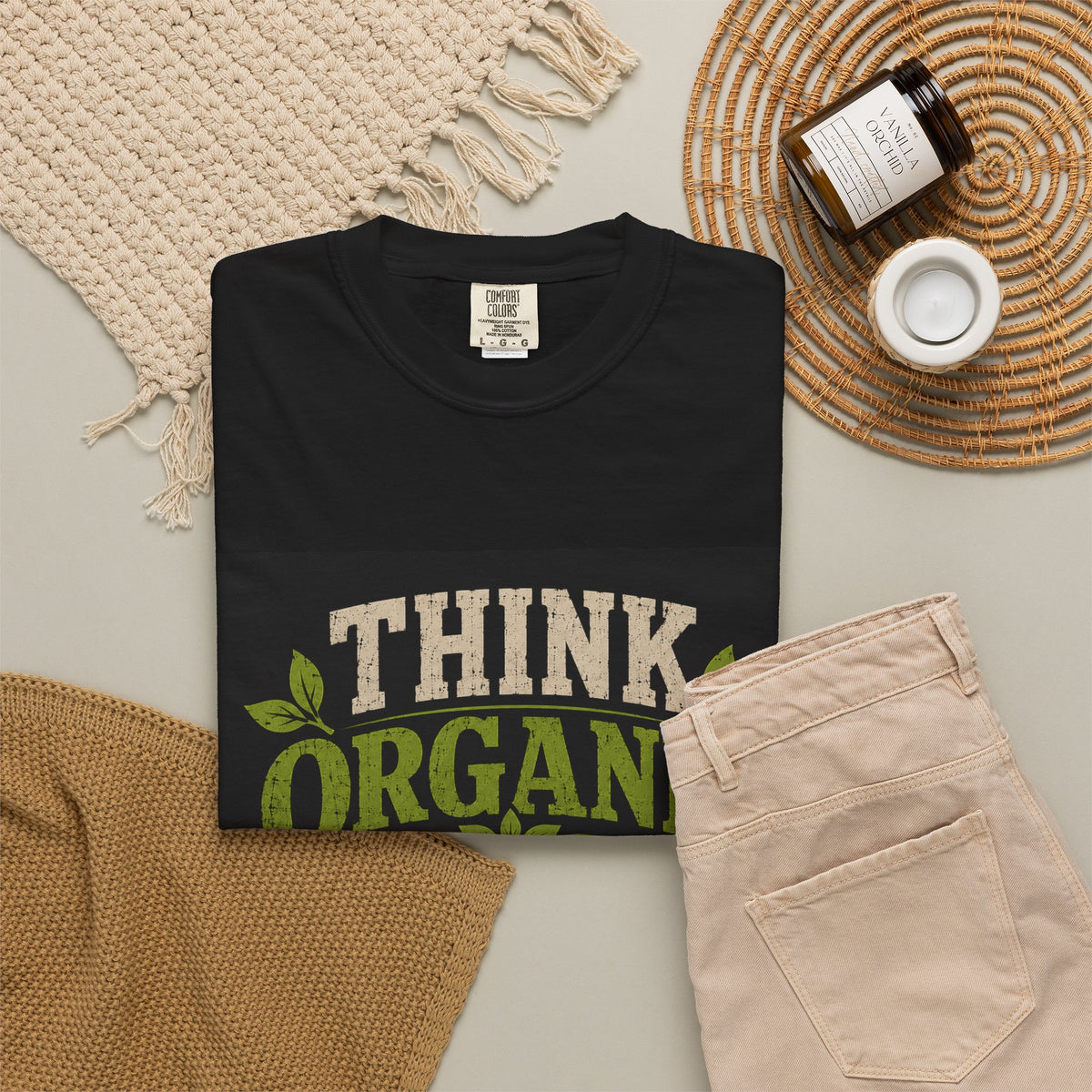 Think Organic, Eat Microgreens Unisex T-shirt