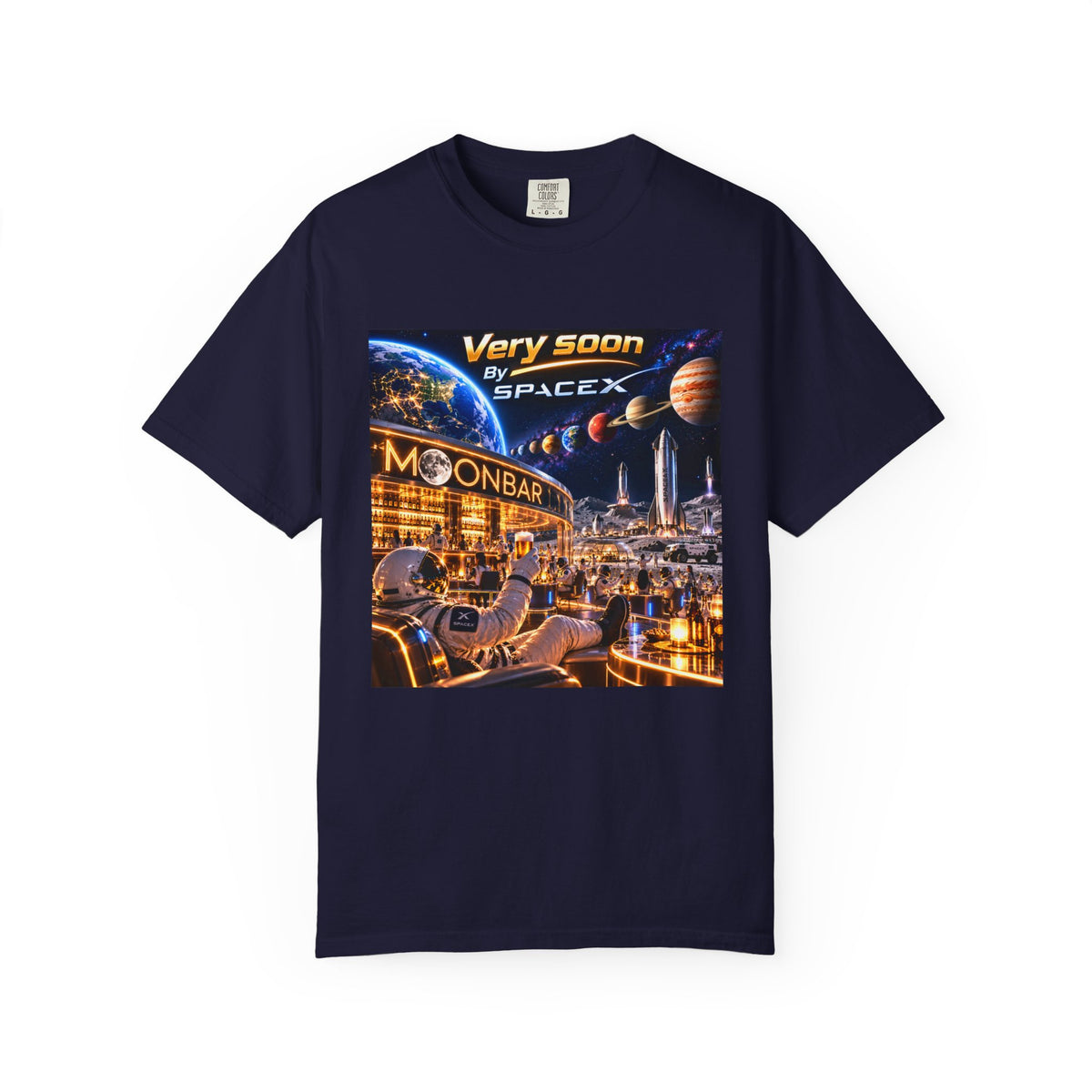 Very soon by Spacex Unisex T-shirt