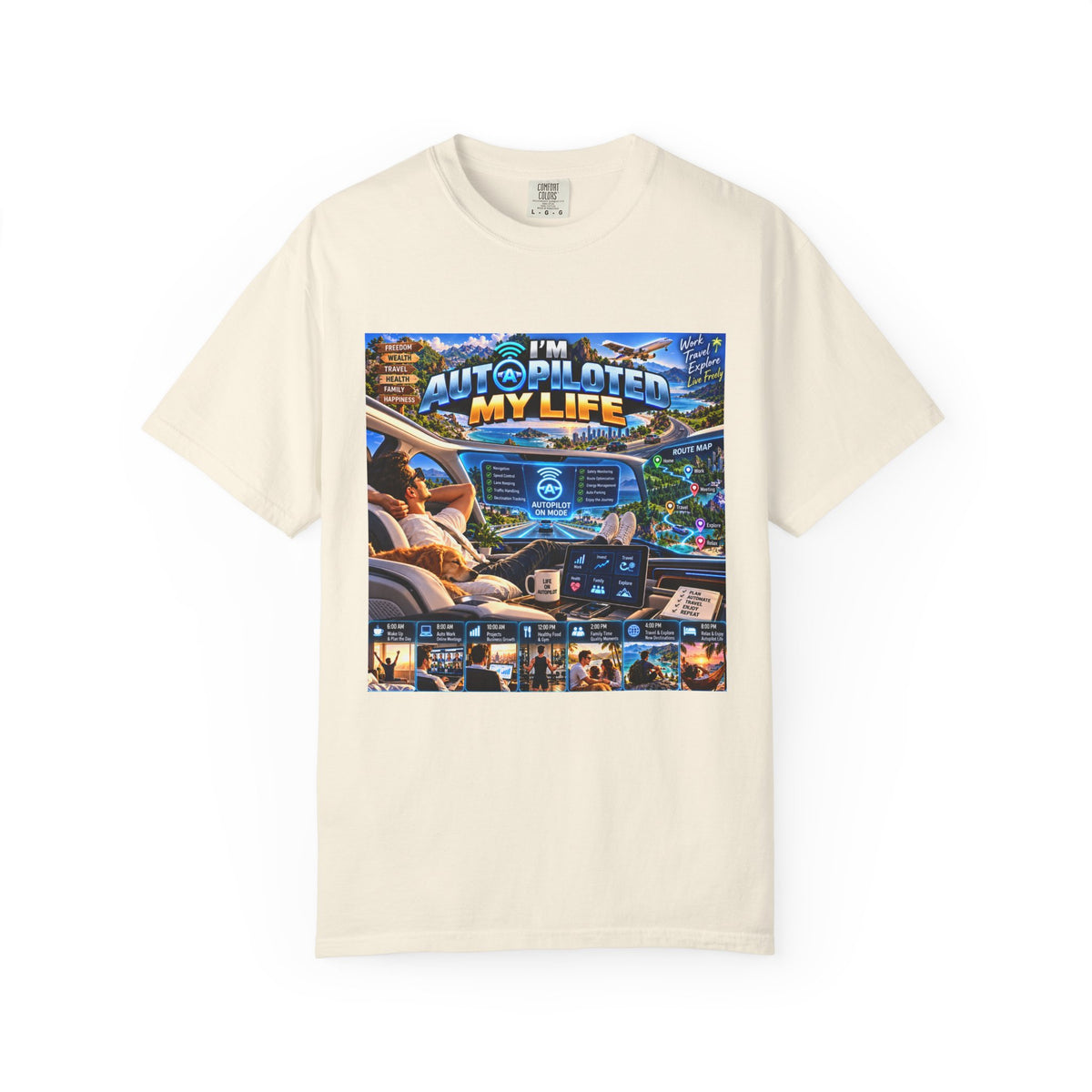 I am Aut-a-piloted  My life Unisex T-shirt