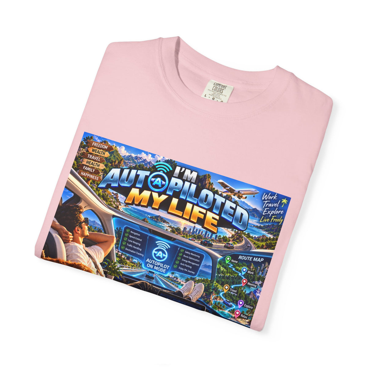I am Aut-a-piloted  My life Unisex T-shirt