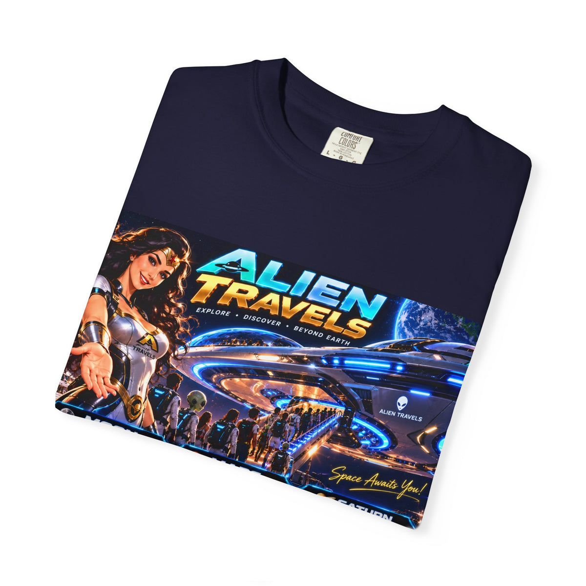Alien Travels Unisex T-shirt